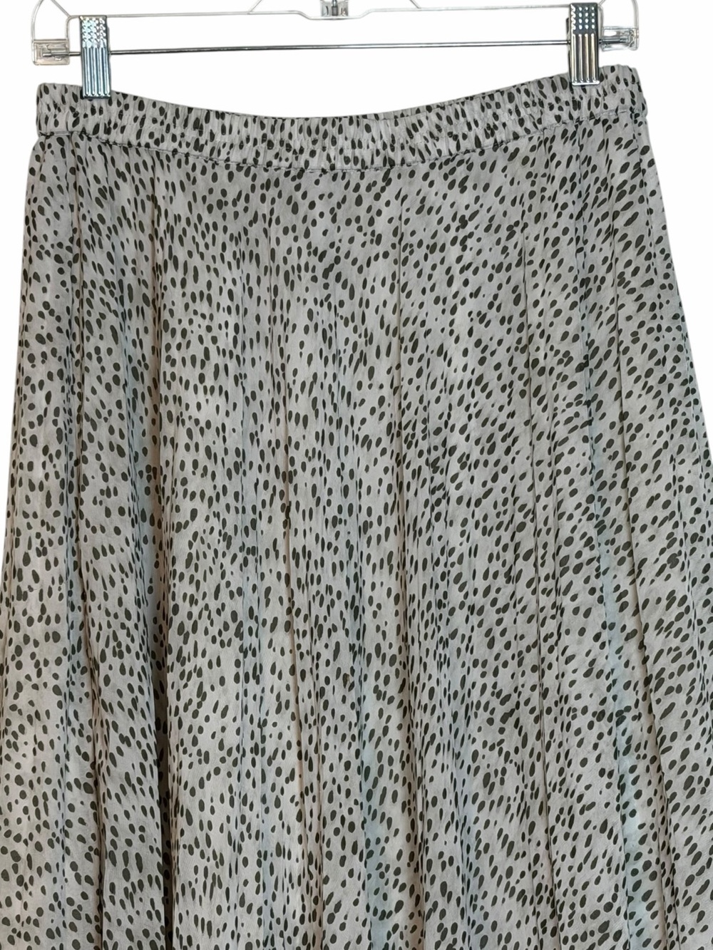 Chaps women’s size medium animal print maxi skirt lined elastic stretch waist - Picture 5 of 7
